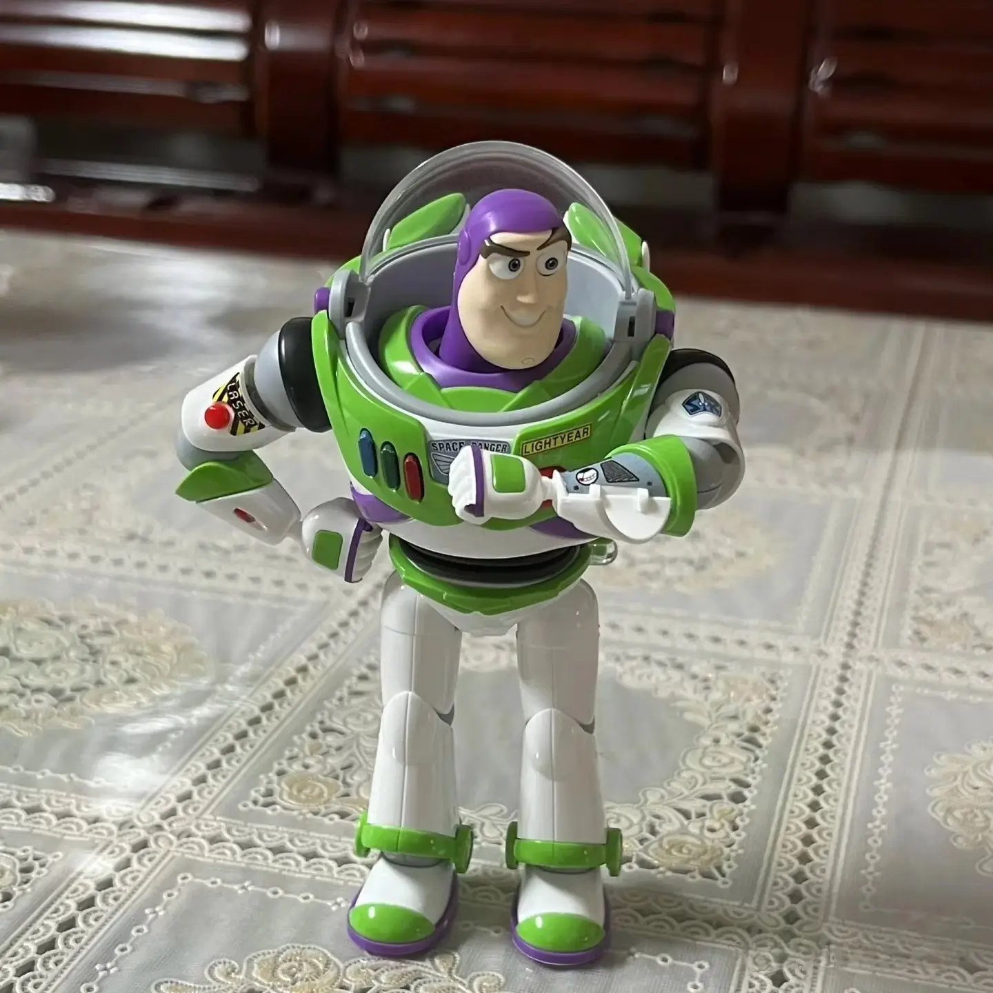 Toy Story Buzz Lightyear Model Toys Pixar Electric Walking Robot Doll Action Figure Toy Birthday Gift Toys Model For Children