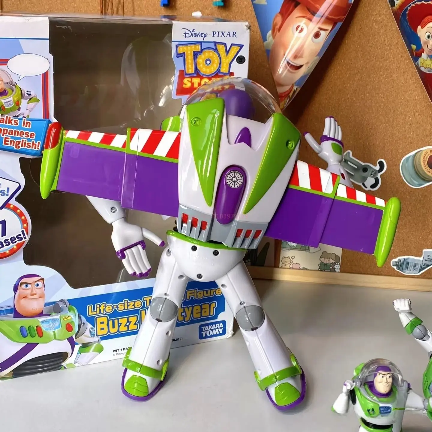 Toy Story Buzz Lightyear Model Toys Pixar Electric Walking Robot Doll Action Figure Toy Birthday Gift Toys Model For Children