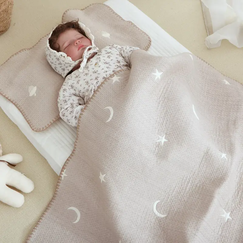 Baby Blanket for Autumn and Winter Soft and Gentle Kindergarten Bedding Sheet Children's Crib Essential Stuff
