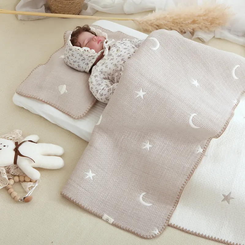 Baby Blanket for Autumn and Winter Soft and Gentle Kindergarten Bedding Sheet Children's Crib Essential Stuff