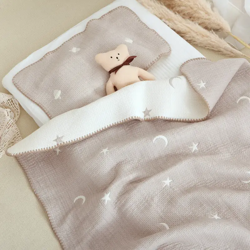 Baby Blanket for Autumn and Winter Soft and Gentle Kindergarten Bedding Sheet Children's Crib Essential Stuff