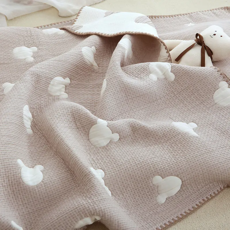 Baby Blanket for Autumn and Winter Soft and Gentle Kindergarten Bedding Sheet Children's Crib Essential Stuff