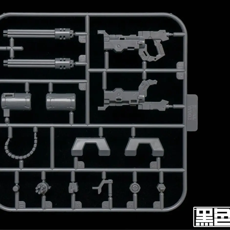 NE IN STOCK Black Horse W003 W002 W001 1/144 Green Cannon Plastic assembly Weapn kit accessory kit assembly model set toy gift
