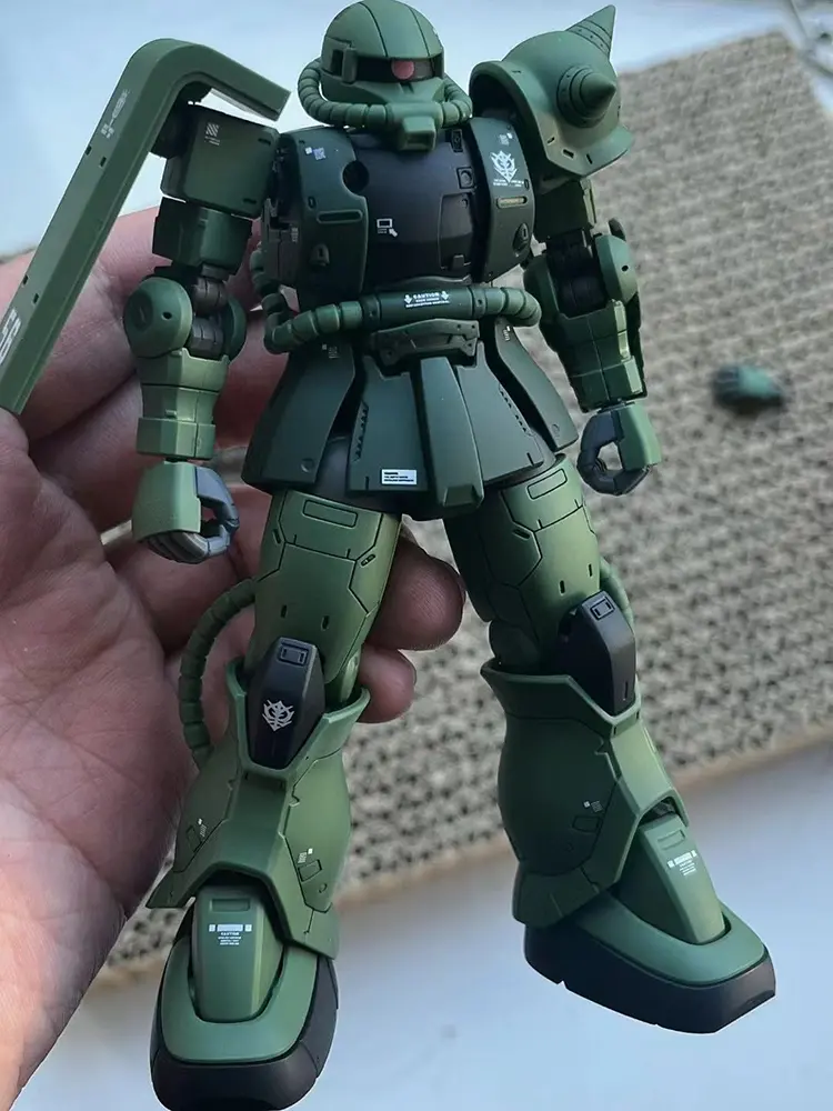 HG 1/144 Assembly Model Kit GTO MS-06C-6/R6 Zaku 2 Type C-6 anime Action Figures Robot Mecha Plastic Model Doll Toy Kids Gifts