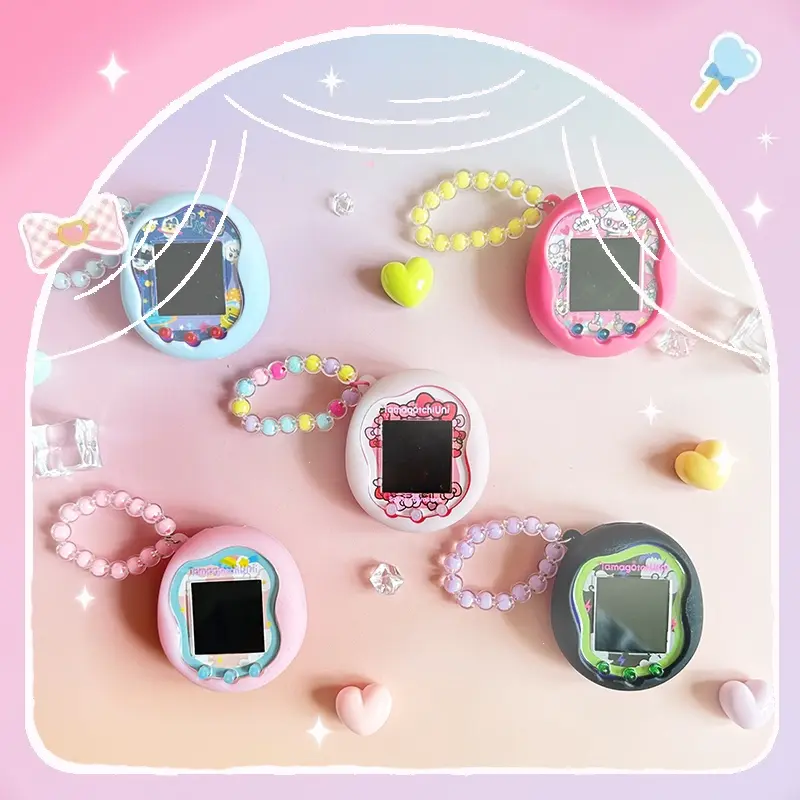 New Bow Tie Tamagotchi Uni Electronic Pet Soft Case Drop Protection Version Tamagotchi Cute Case Birthday Gifts Toys For Kids