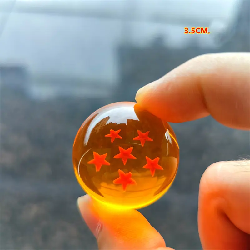Anime Dragon Ball 7pcs/set 1:1 Crystal Ball Action Figure Toys DBZ Summon Shenron Wishing Balls Collection Model Doll Gifts Kids