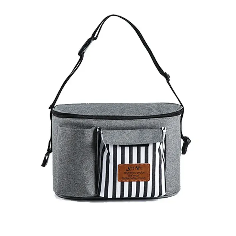 Portable Baby Stroller Bag Organizer Nappy Bag Mummy Maternity Diaper Bag Travel Backpack Pram Buggy Cart Bottle Bag Accessories