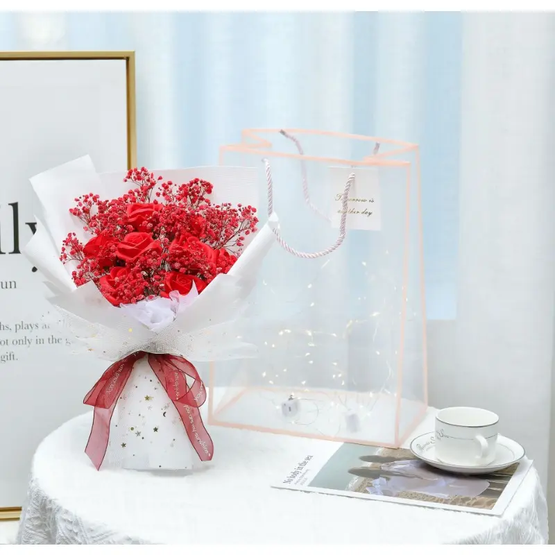 Dried Flowers Starry Sky Bouquet Fragrance Soap Flowers Rose Bouquet Valentine's Day Gift Mother's Day Teacher's Day Gift