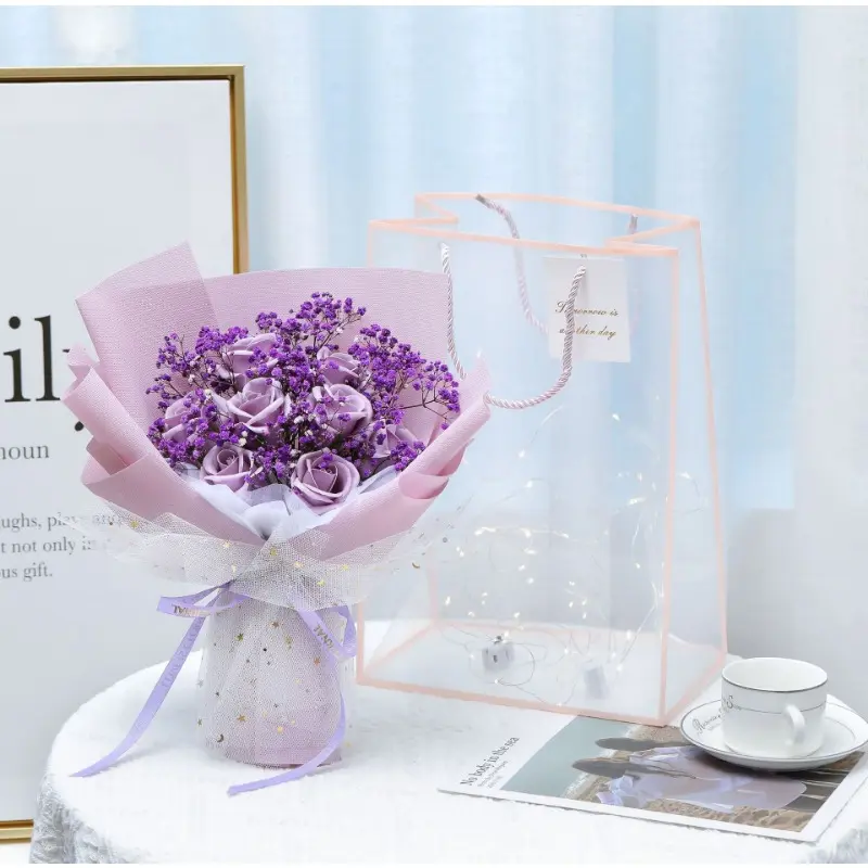 Dried Flowers Starry Sky Bouquet Fragrance Soap Flowers Rose Bouquet Valentine's Day Gift Mother's Day Teacher's Day Gift