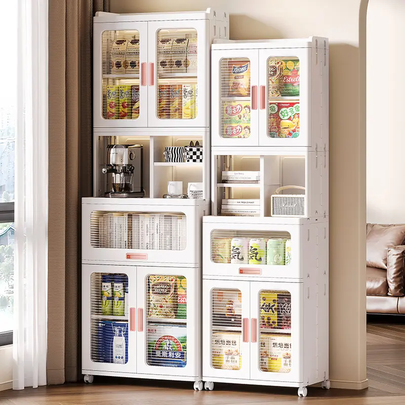 Multi-layer Folding Storage Cabinet Home Bathroom Cabinet Simple Bathroom Furniture Narrow Gap Organization Storage Racks