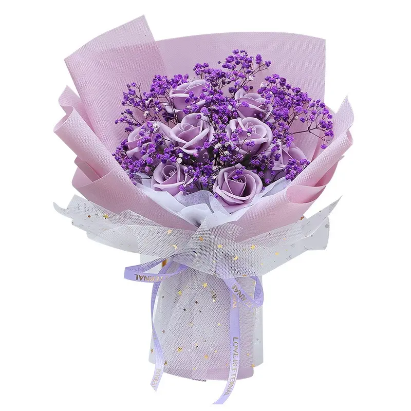 Dried Flowers Starry Sky Bouquet Fragrance Soap Flowers Rose Bouquet Valentine's Day Gift Mother's Day Teacher's Day Gift