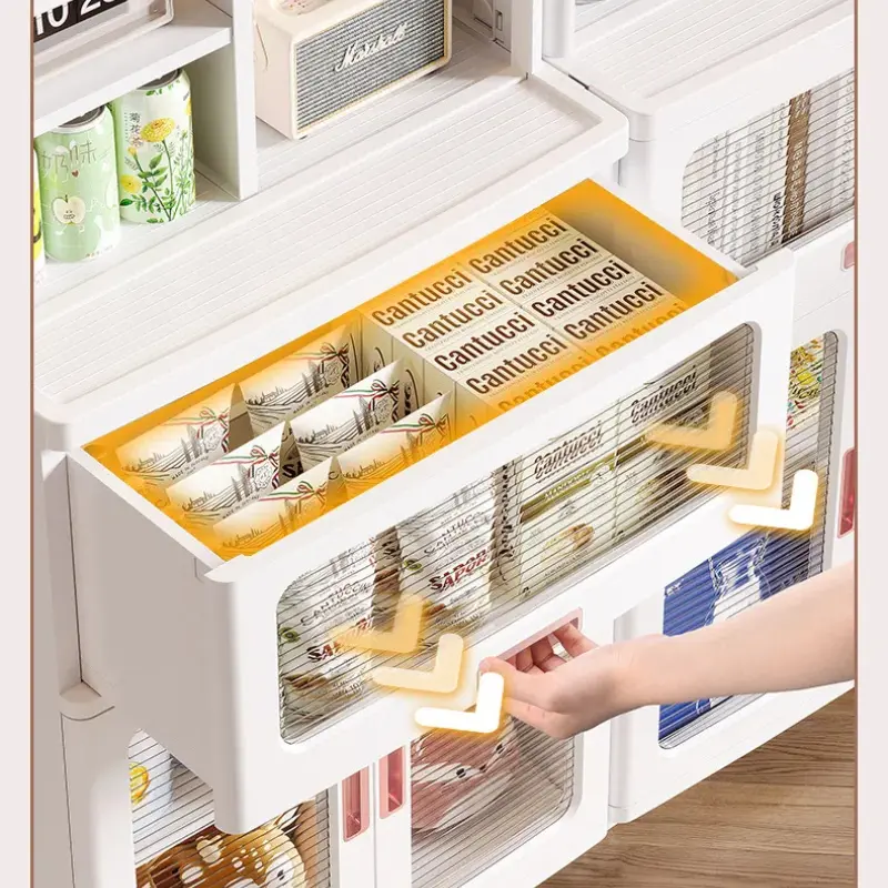 Multi-layer Folding Storage Cabinet Home Bathroom Cabinet Simple Bathroom Furniture Narrow Gap Organization Storage Racks