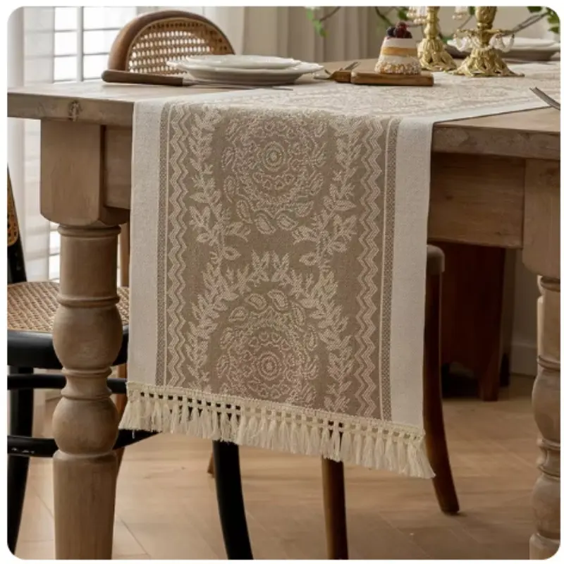 Nordic Minimalist Wallpaper Cotton Linen Wallpaper Waterproof and Stain Resistant Holiday Dining Table Wedding Decoration