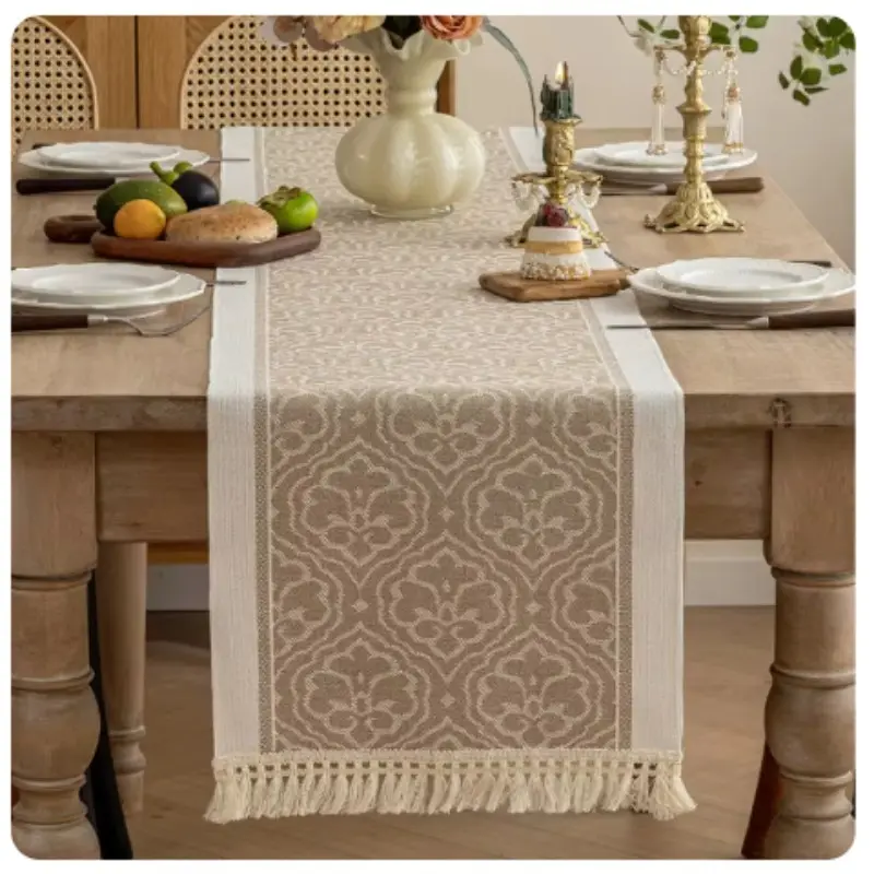 Nordic Minimalist Wallpaper Cotton Linen Wallpaper Waterproof and Stain Resistant Holiday Dining Table Wedding Decoration