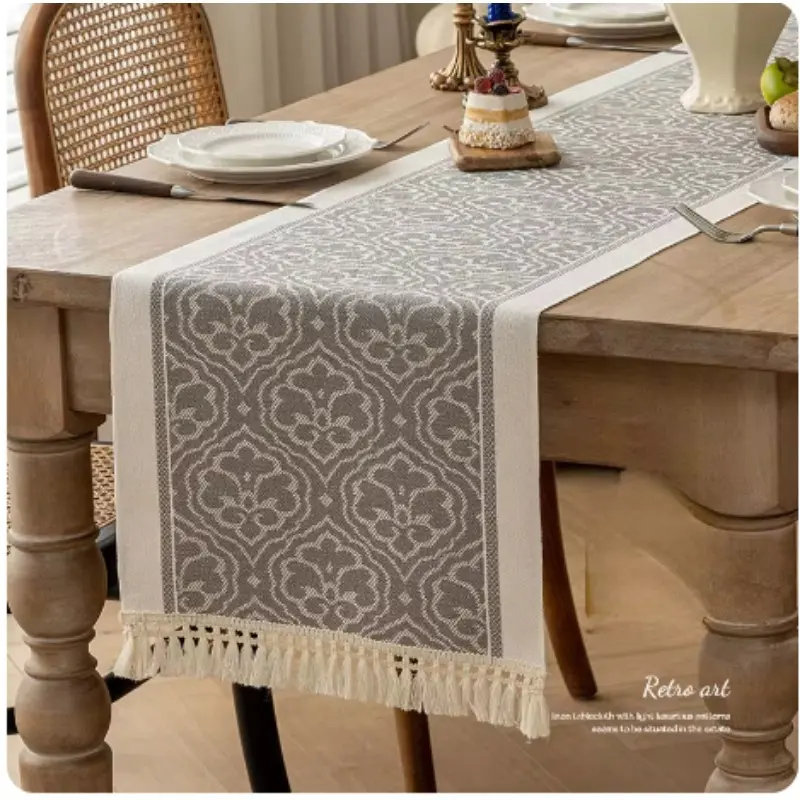 Nordic Minimalist Wallpaper Cotton Linen Wallpaper Waterproof and Stain Resistant Holiday Dining Table Wedding Decoration