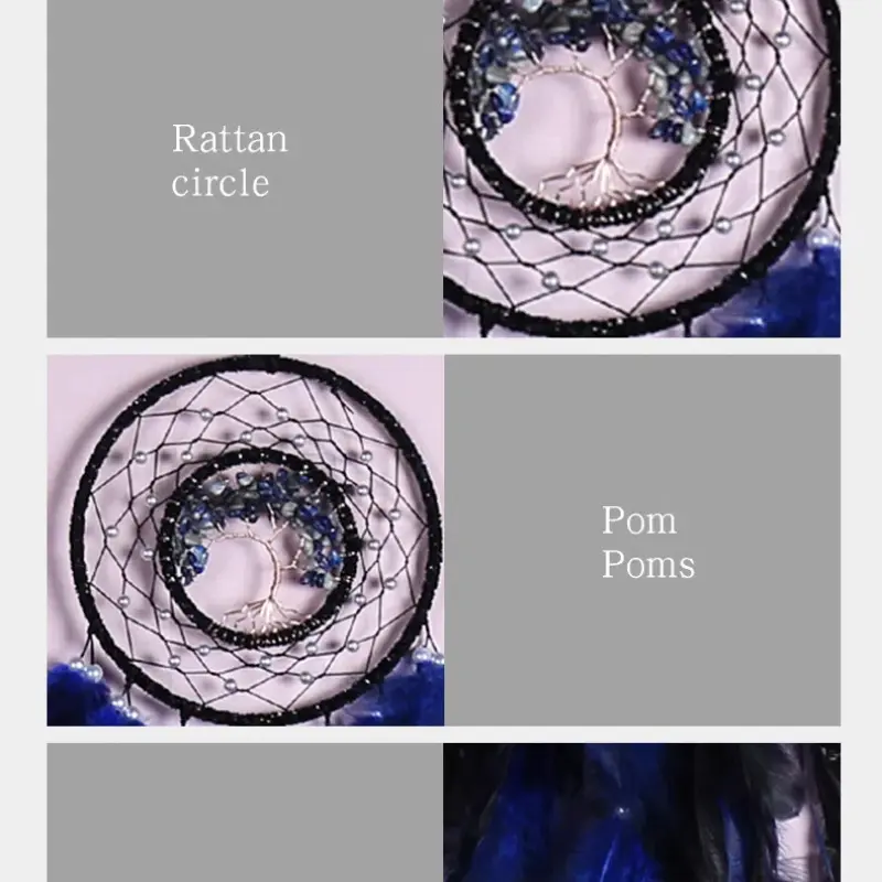 Wall Hanging Dream Catchers Handmade Feather Wall Hangings Dream Catcher Home Decoration Room Wind Chimes Ornaments