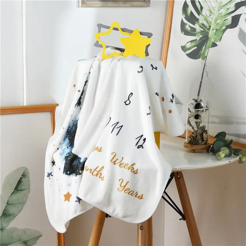 Newborn Blanket Photo Pro 75x100cm Baby Souvenirs Monthly Milestone Blanket Shoots Backdrop Cloth Calendar Newborn Photography