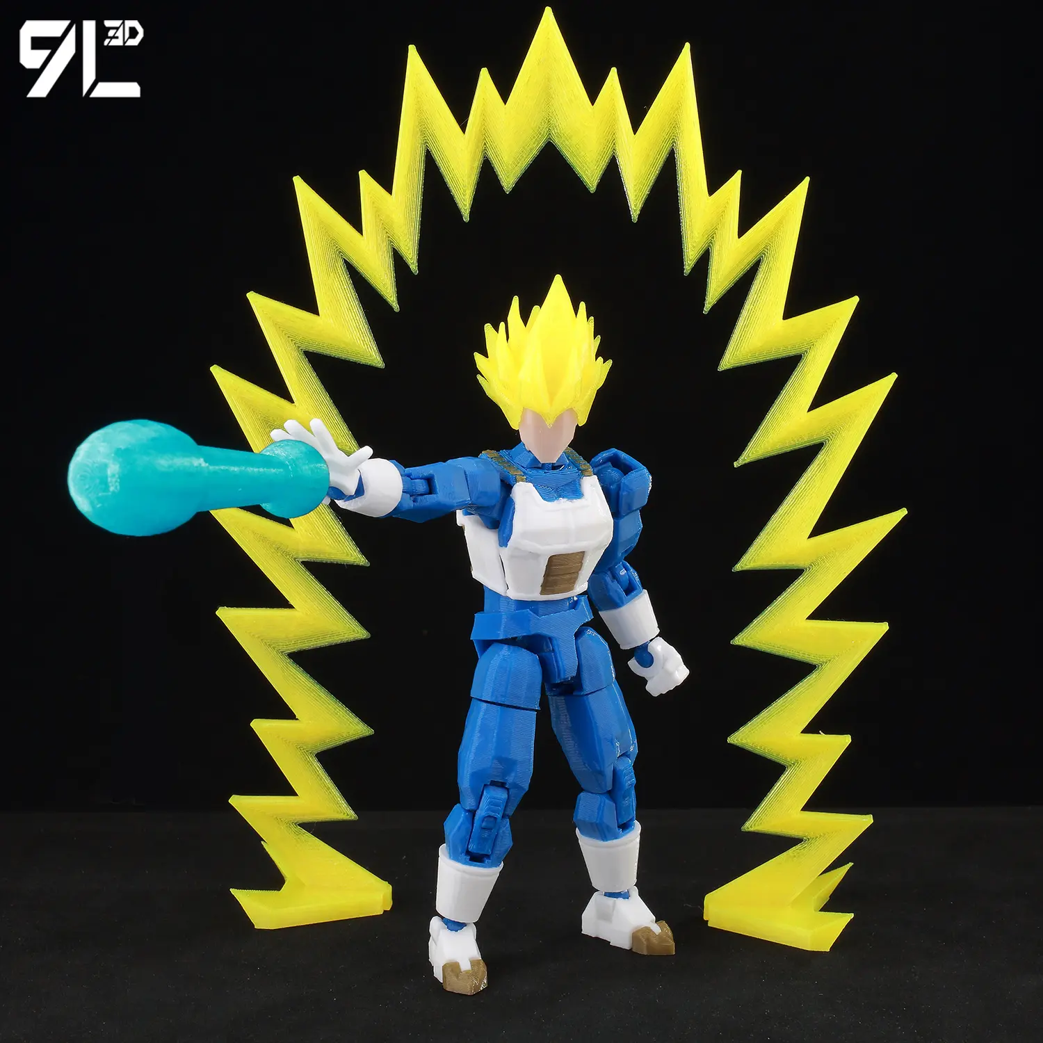 9L3D Printed Dragon Ball Son Goku Vegeta​ Beerus Frieza Anime Lucky13 Dummy13 Titan13 Action Figures Multi-Jointed Movable Toys