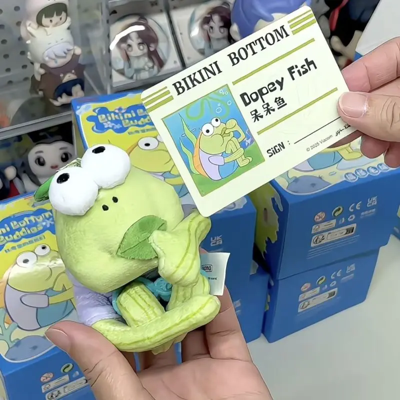 Bikini Botton Buddies Series Funny Blind Box Toys Trendy Dolls Collection Cartoon Ornaments Mystery Box Birthday Gift