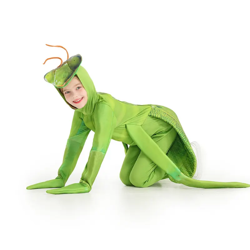 Funny Fashion Cute Halloween Boys and Girls Animal Role-playing Cosplay Performance Mantis Cosplay Costume Mantis