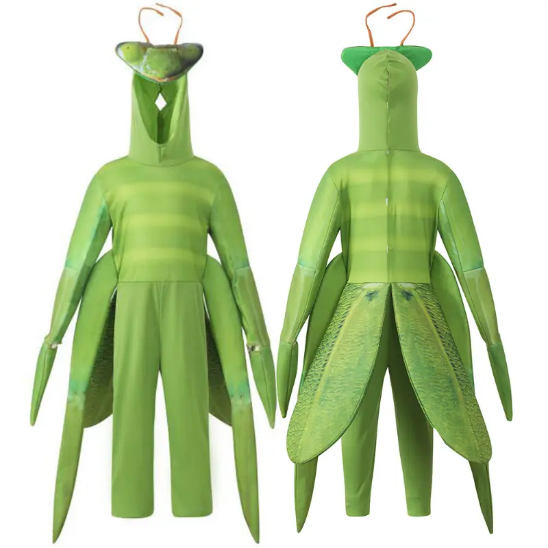 Funny Fashion Cute Halloween Boys and Girls Animal Role-playing Cosplay Performance Mantis Cosplay Costume Mantis