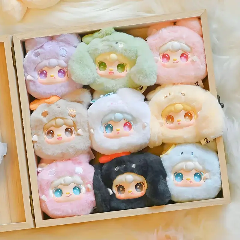 Yooki V11 Cutely Rabbit Series Blind Box Plush Doll Toys Pendan Backpack Decoration Keychain Surpris Mystery Box Collectibl Gift