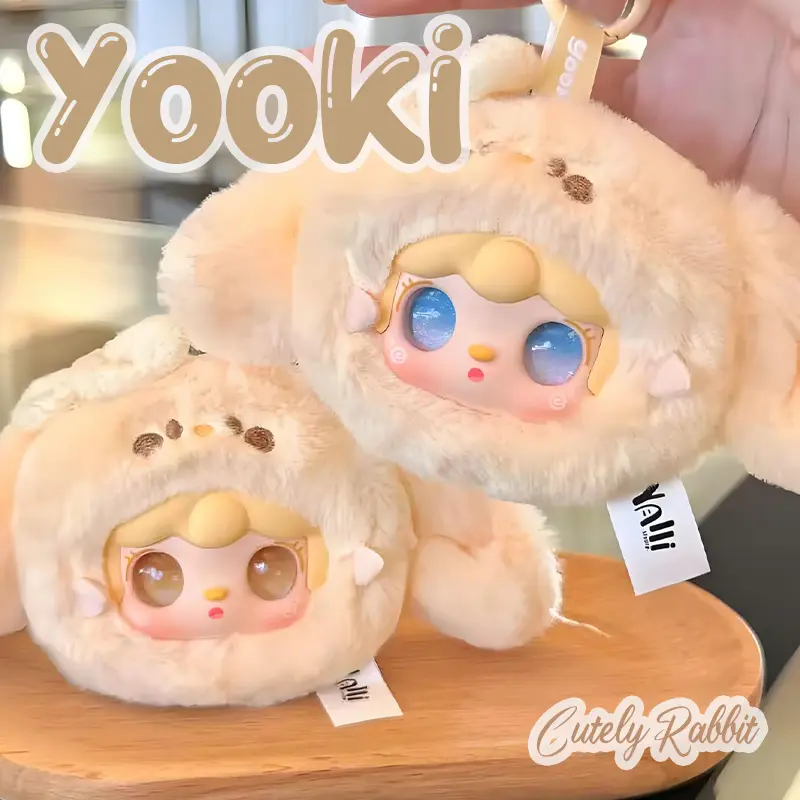 Yooki V11 Cutely Rabbit Series Blind Box Plush Doll Toys Pendan Backpack Decoration Keychain Surpris Mystery Box Collectibl Gift