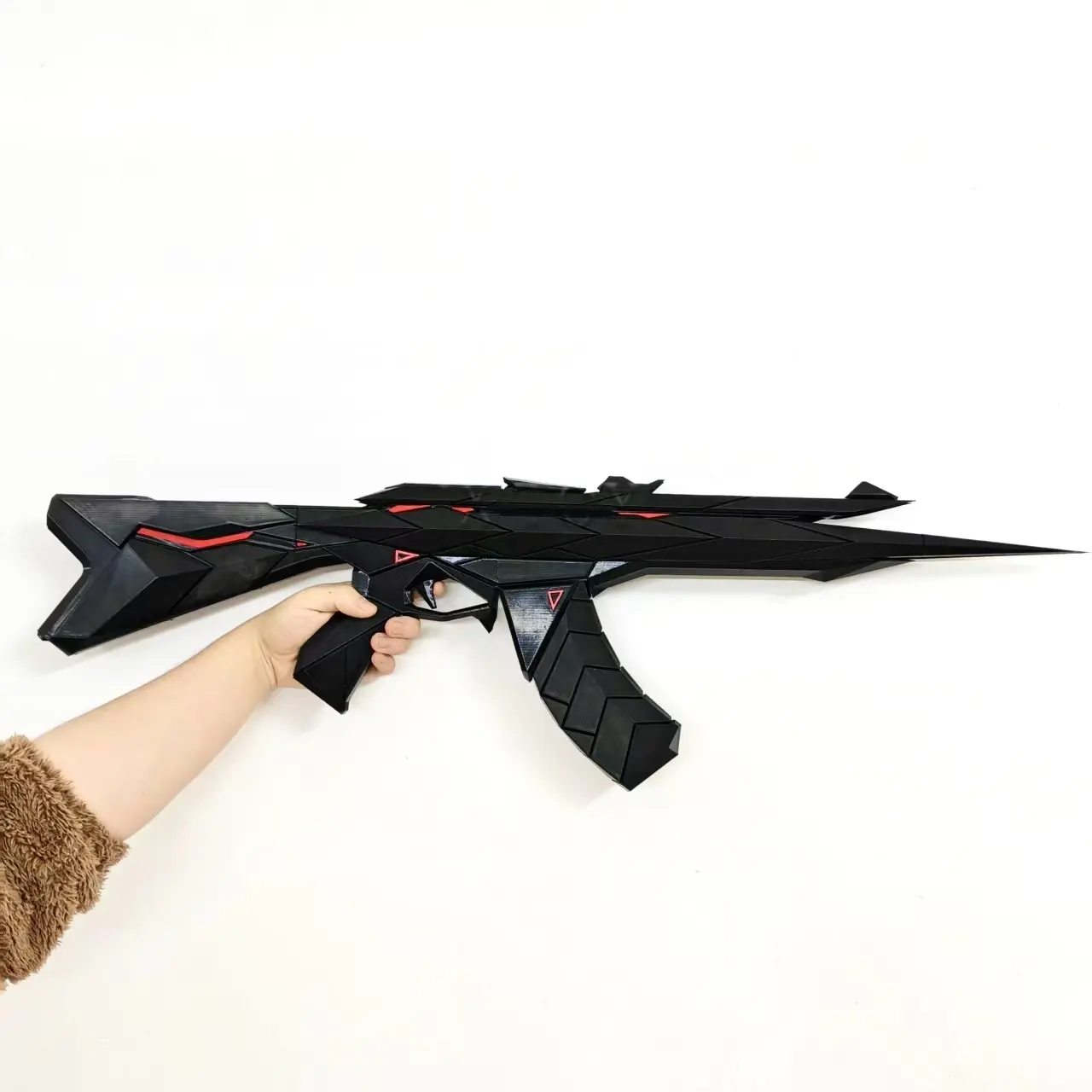 JX TOY 75cm/85cm 3D Printing Gun Valorant Araxys Collection Balck Version Vandal 3D 1:1 Replic Game Weapon Petg/pla Material Toy