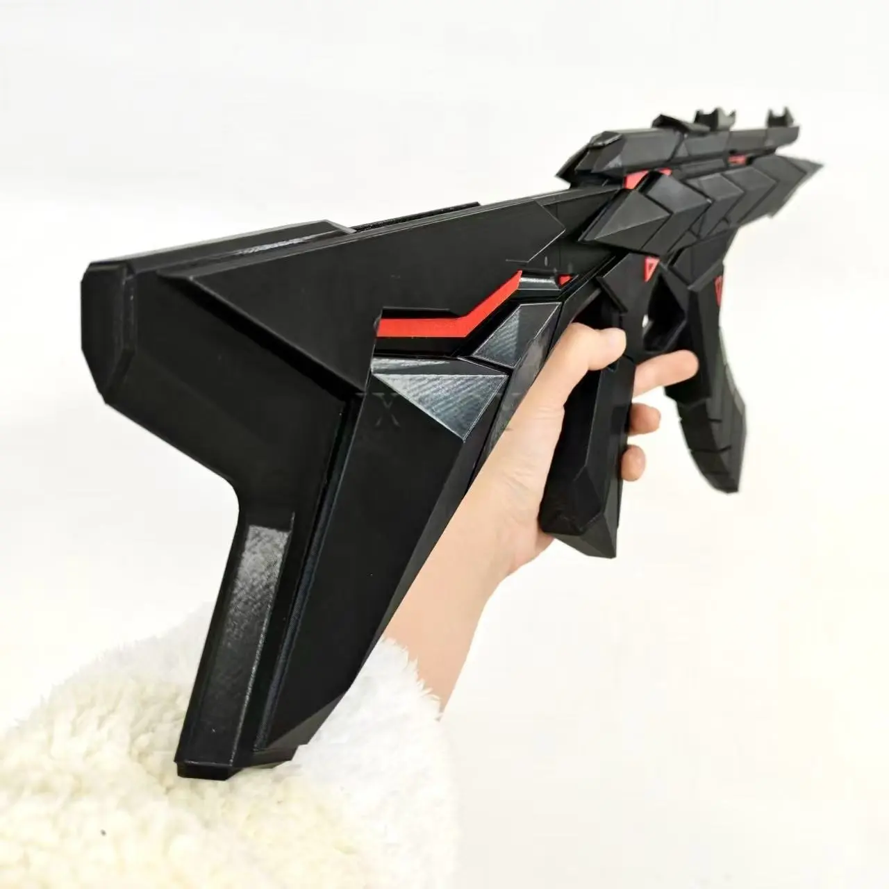JX TOY 75cm/85cm 3D Printing Gun Valorant Araxys Collection Balck Version Vandal 3D 1:1 Replic Game Weapon Petg/pla Material Toy