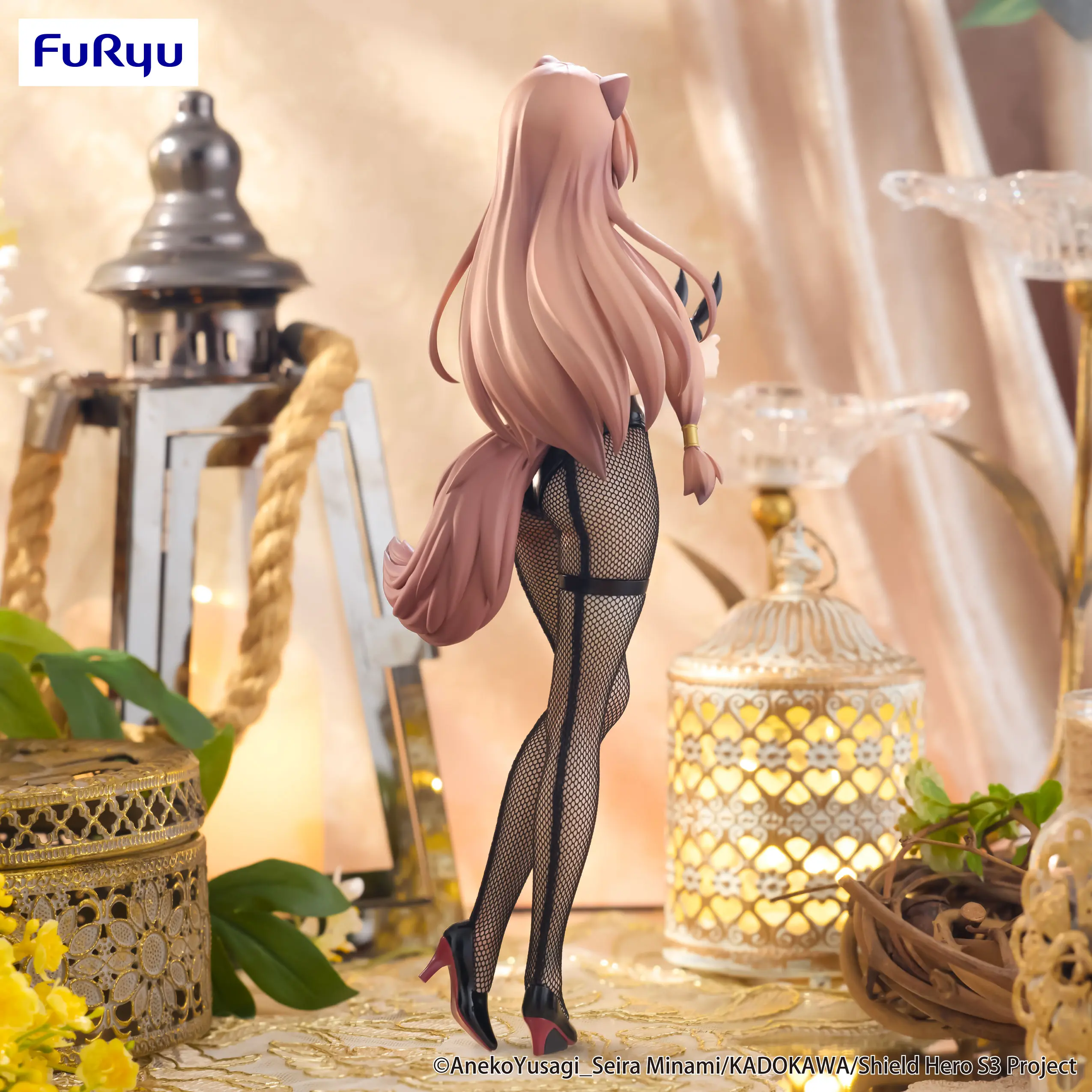 Original FuRyu BiCute Bunnies The rising of the shield hero Raphtaria PVC Anime Figures Action Figure Model Toys customized Gift
