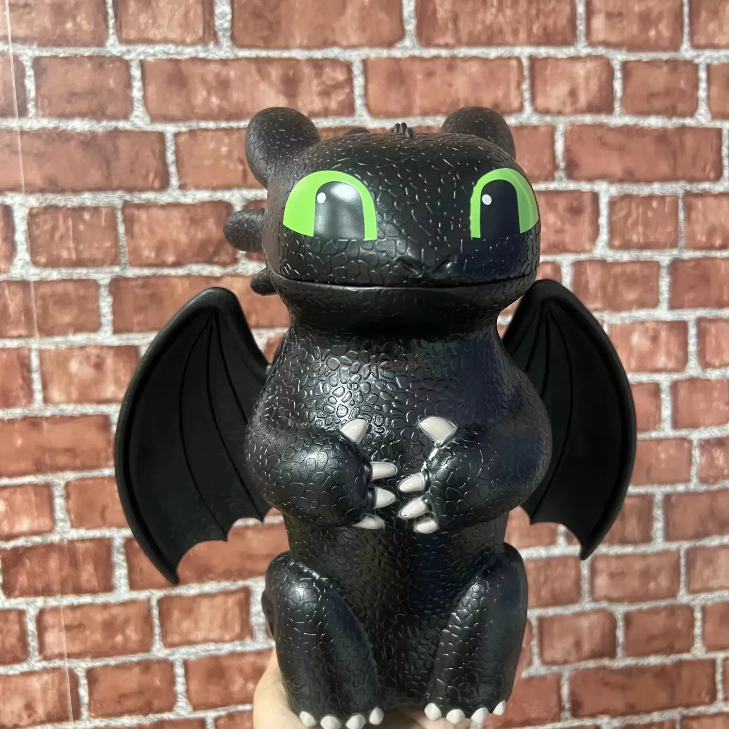2025 Dragon Taming Expert Movie Anime Figures Toothless Popcorn Shaped Bucket Water Cup Toys Model Gift