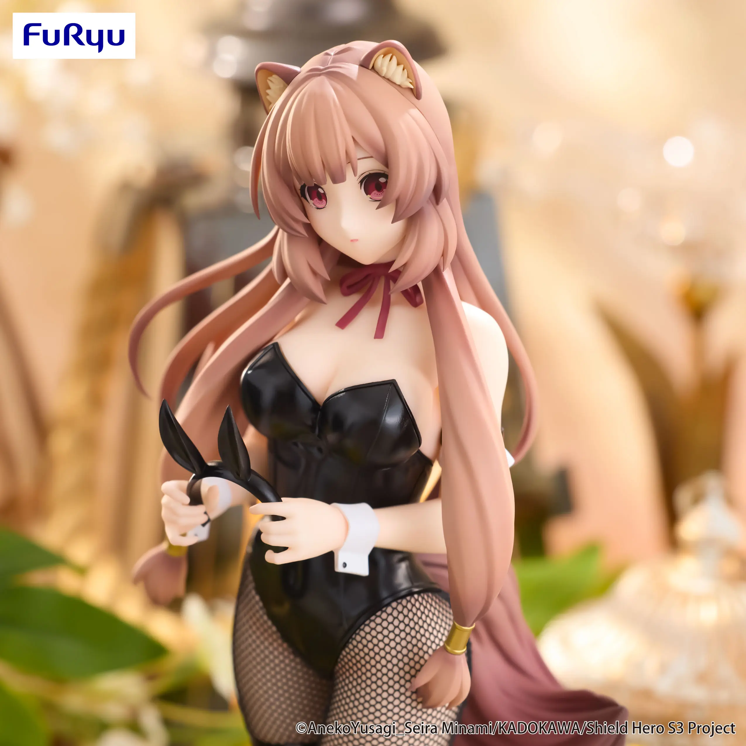 Original FuRyu BiCute Bunnies The rising of the shield hero Raphtaria PVC Anime Figures Action Figure Model Toys customized Gift