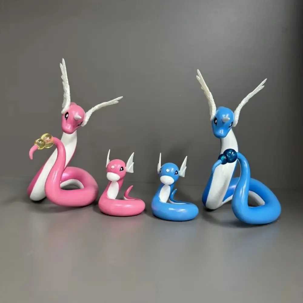 12cm Dragonair Anime Figure Dratini Action Figures Dragonair And Dratini Figurine Pvc Gk Statue Model Doll Collection Toys Gifts