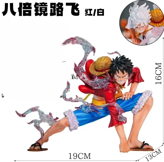 16cm Jt Toys One Pieces Anime Gear 2 Nika Luffy Gk Monkey D. Luffy Figures Statue Model Doll Collection Decorate for Kids Toy