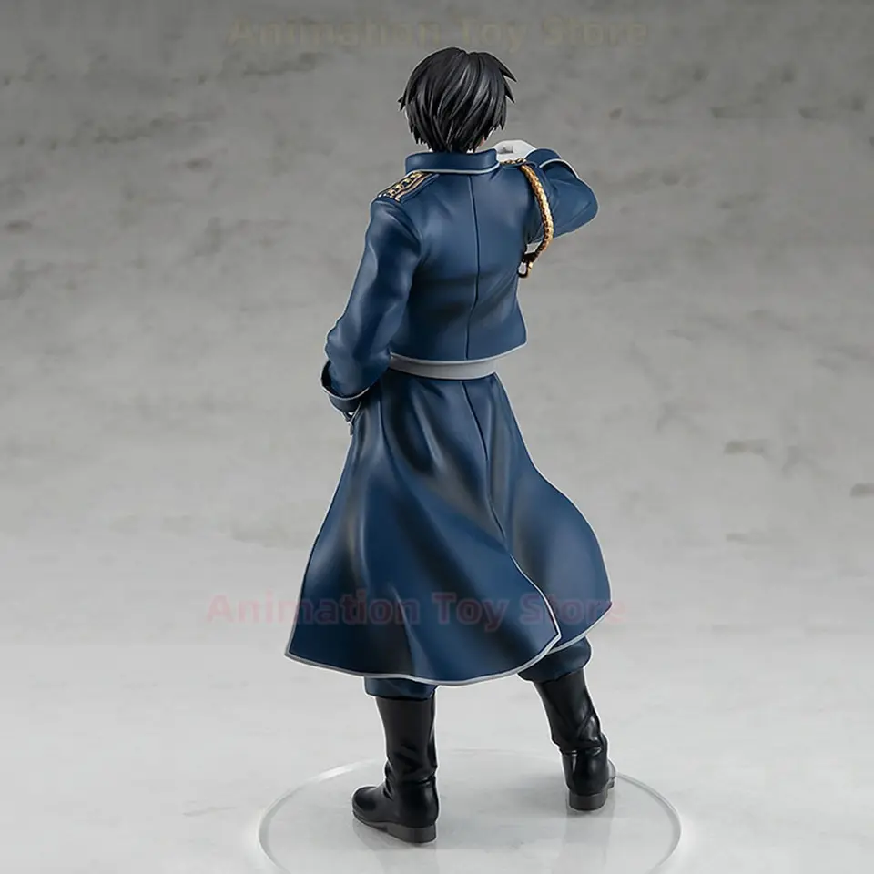 Original Genuine Fullmetal Alchemist Colonel Roy Mustang First Lieutenant Riza Hawkeye  Figure Collection Model Toys For Kids