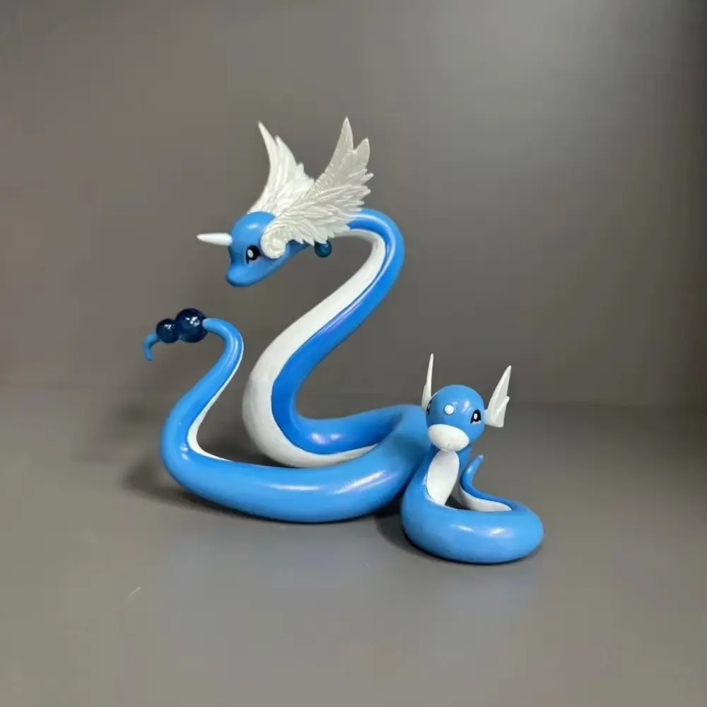 12cm Dragonair Anime Figure Dratini Action Figures Dragonair And Dratini Figurine Pvc Gk Statue Model Doll Collection Toys Gifts
