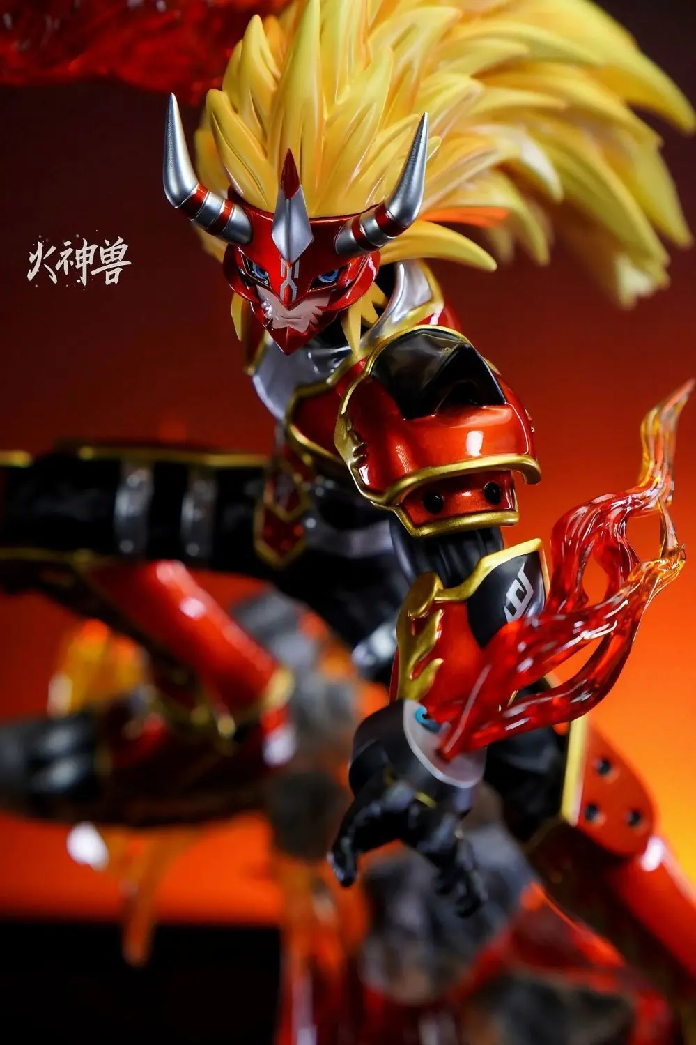 New 24cm Digimon Adventure Anime Figures Agni Agnimon figures PVC Statue collection Model Desk decoration Birthday Toys Gifts