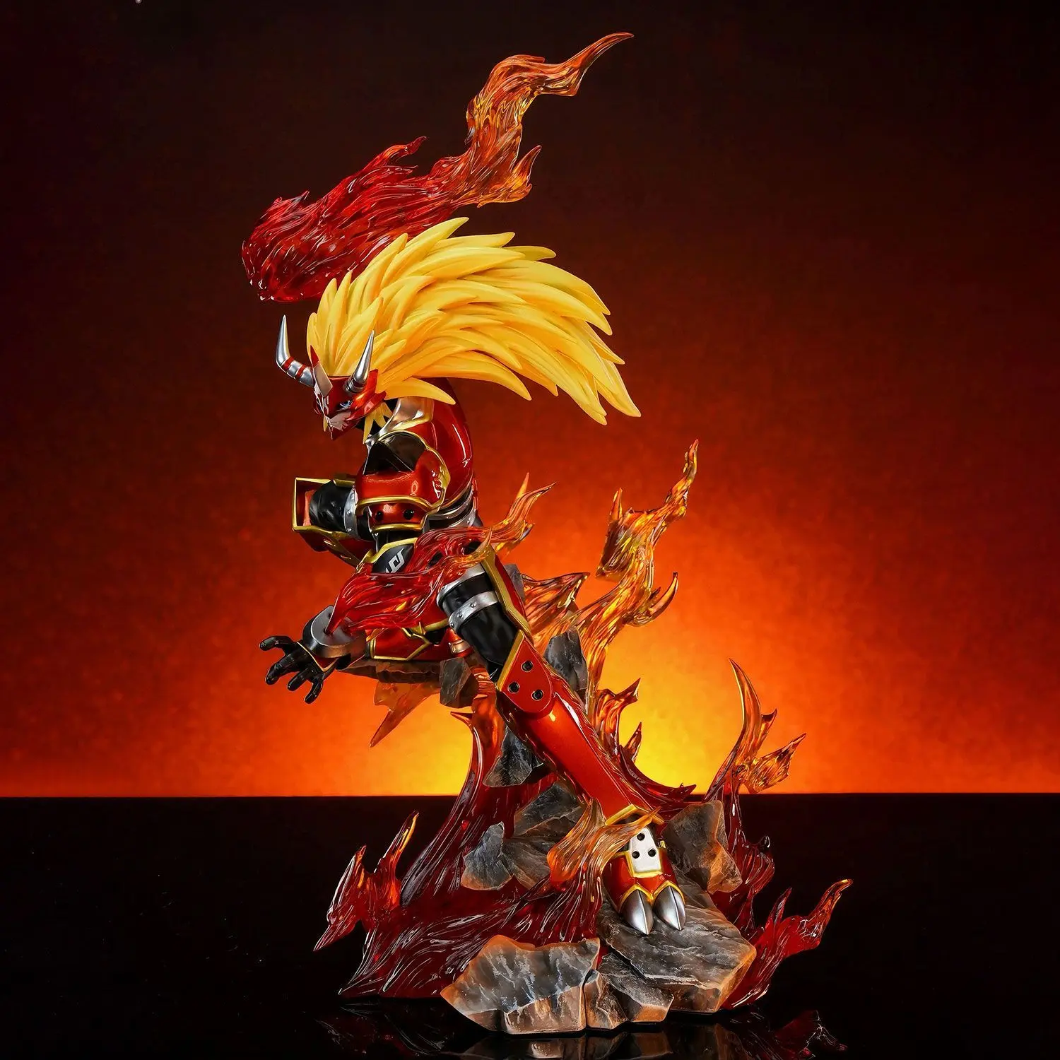 New 24cm Digimon Adventure Anime Figures Agni Agnimon figures PVC Statue collection Model Desk decoration Birthday Toys Gifts