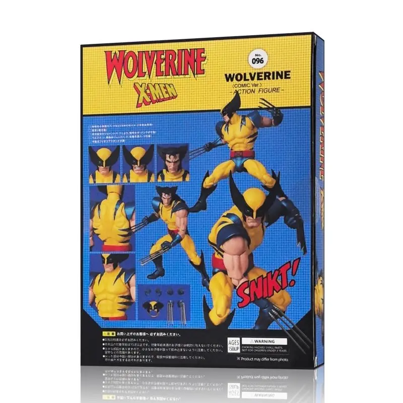 New Ct Toys Wolverine Action Figure MAFEX No.096 Anime Figures X-Men Figurine Deadpool Wolverine PVC Statue Ornament Model Toys