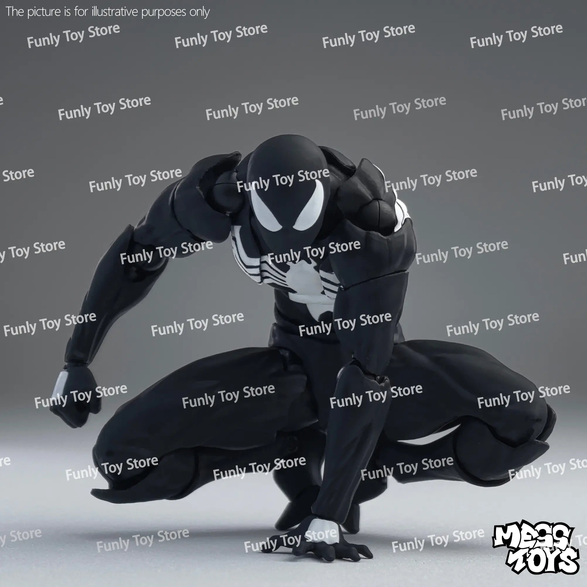 In Stock Mess Toys Spider Man Black Suit Messtoys Spiderman Symbiote Scarlet Spider Kaine Parker Anime Action Figure Gifts Toys