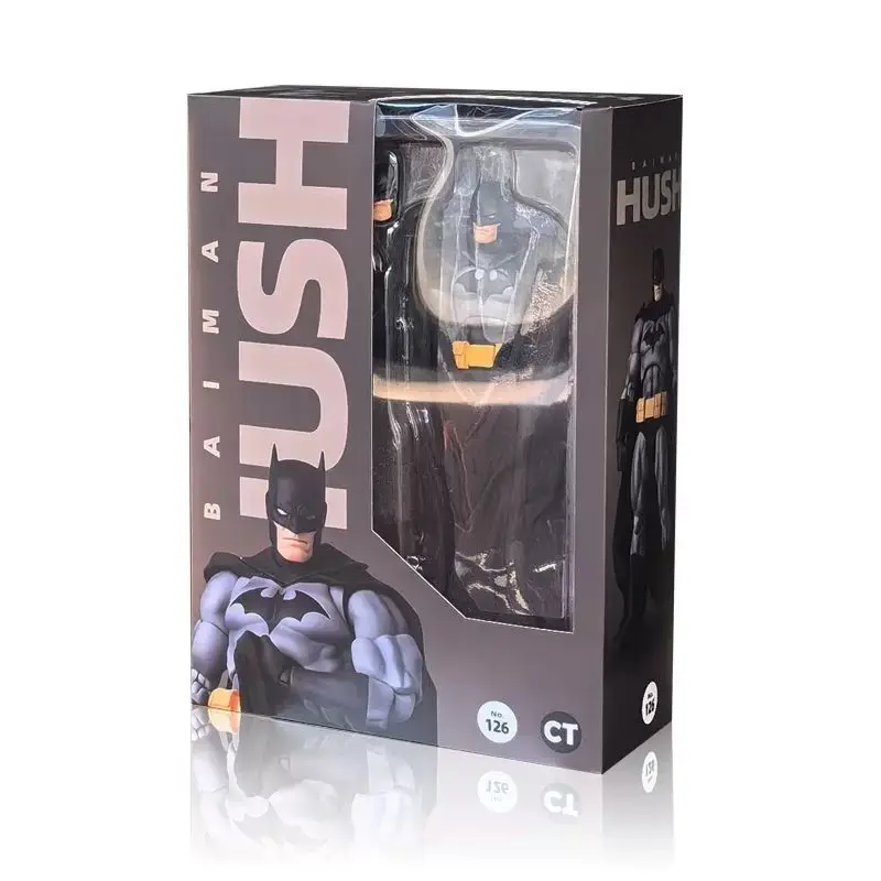 In Stock CT Toys Batman Figure Batman Mafex 126 Action Figures DC Justice League Hush Figurine The Dark Knight Collection Toy