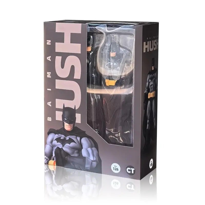 In Stock NEW CT Toys Batman Figure Batman Mafex 126 Action Figure DC Justice League Hush Figurine The Dark Knight Collection Toy