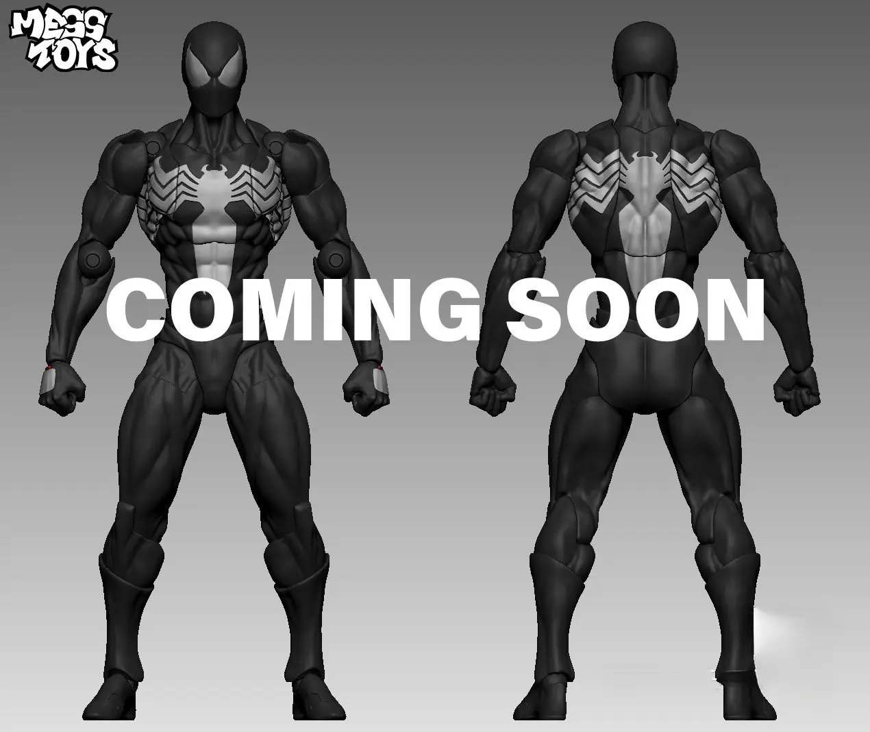 In Stock 2025 New Spider Figure Ct Toys Black Red Spider Mess Toys Anime Action Figure Figurine Statue Model Customized Gift Toy