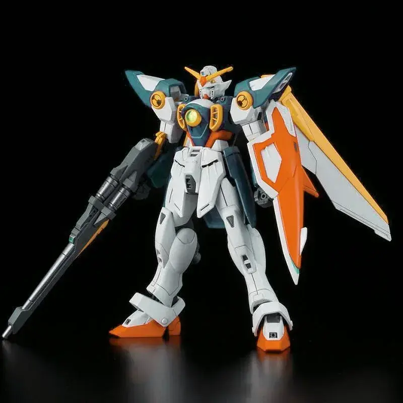 Bandai Unicorn Gundam Ew Flying Wing Model Kit HG1/144 Action Figure Babatos Red Heretic Handheld Desktop Decoration Toy Gift