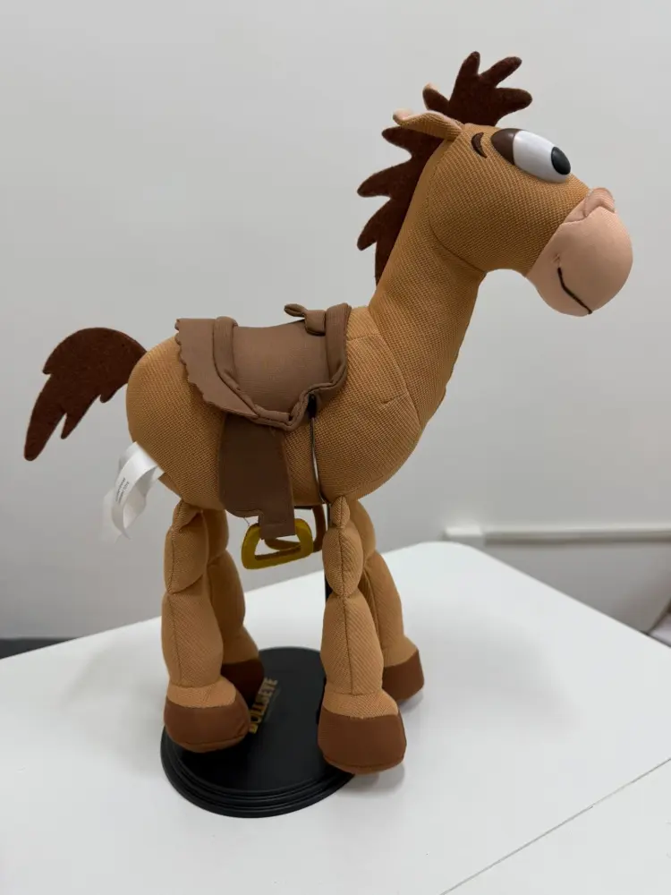 Toy Story Woody Mounts Bullseye Horse Fabric Dolls Kids Toys Cartoon Anime Decoration Gift Woody Jessie Bracket Accessories