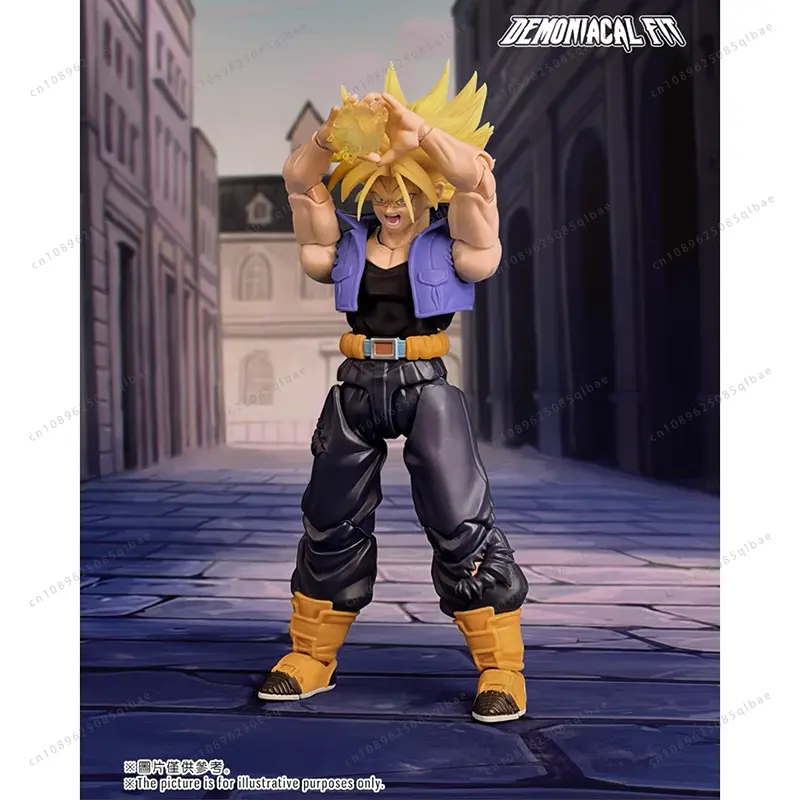 Demoniacal Fit Shf Dragon Ball Z Super Saiyan Action Figure Trunks The Boy From The Future Son of Tomorrow In Stock Model Toys