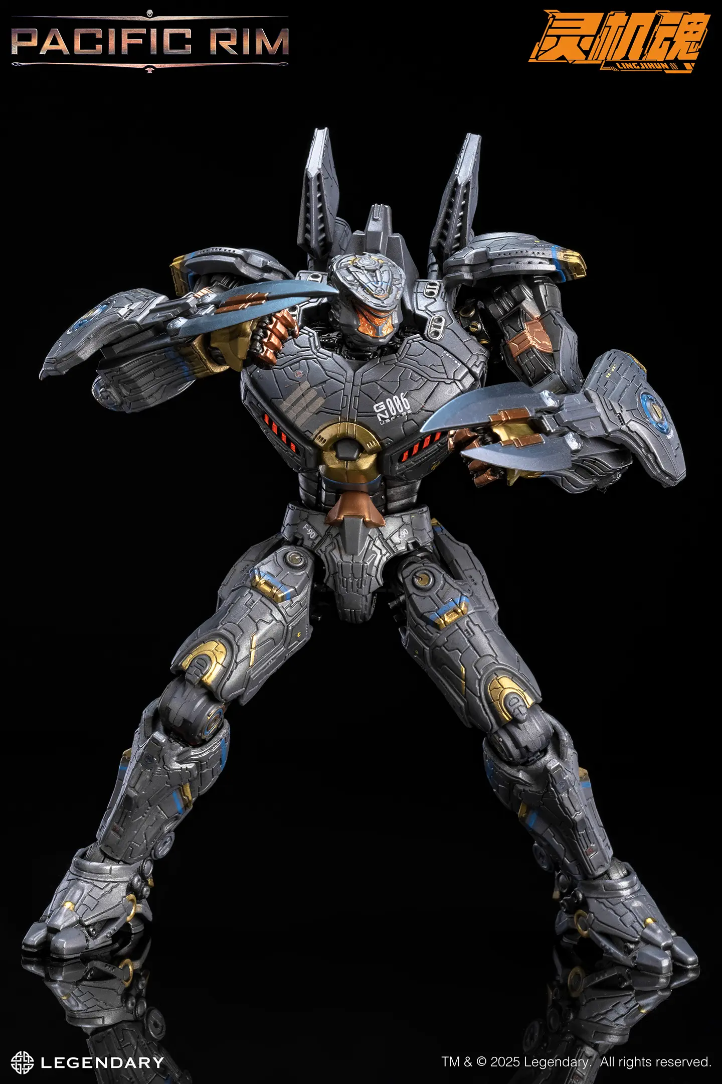 LING JIHUN Original Pacific Rim Striker Eureka 8-inch 20CM LED Light Emitting Action Figures Toy Collection【Pre sale Q4 2025】