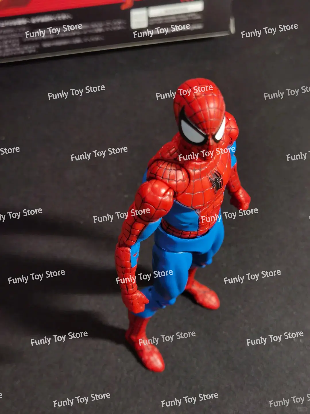 In Stock Ct Toys Spiderman Figure Mafex 185 The Amazing Spider-Man SHF Anime Action Figure Customized Gifts Toys