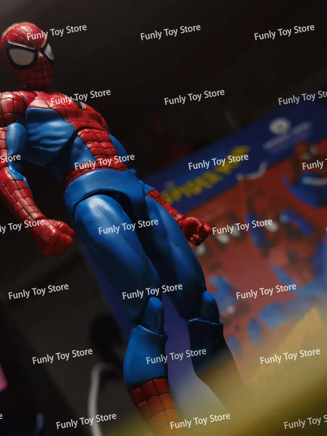 In Stock Ct Toys Spiderman Figure Mafex 185 The Amazing Spider-Man SHF Anime Action Figure Customized Gifts Toys