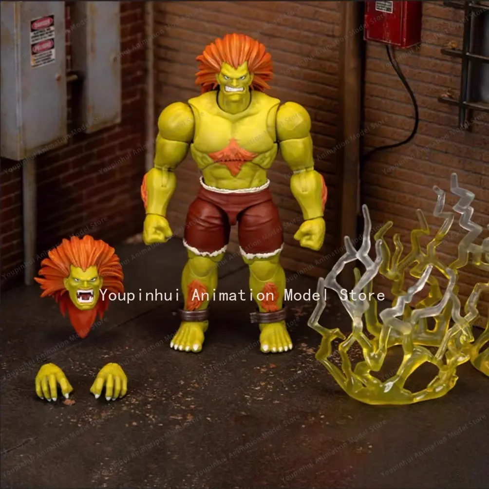 1/12 Jada Toys Blanka Sagat Vega Street Fighter Wave 4 Anime Action Figure Collection Model Statue Doll Kid Toy Custom Gifts